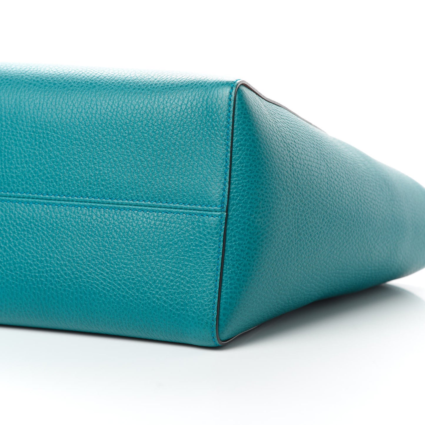 Dollar Calfskin Small Swing Tote Deep Cobalt