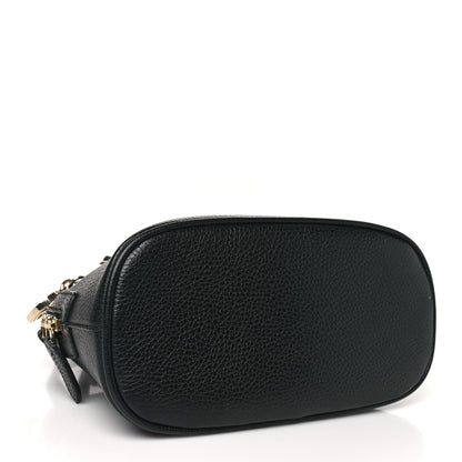 Gucci Dollar Calfskin Small GG Charm Dome Bag Black 4 of 11