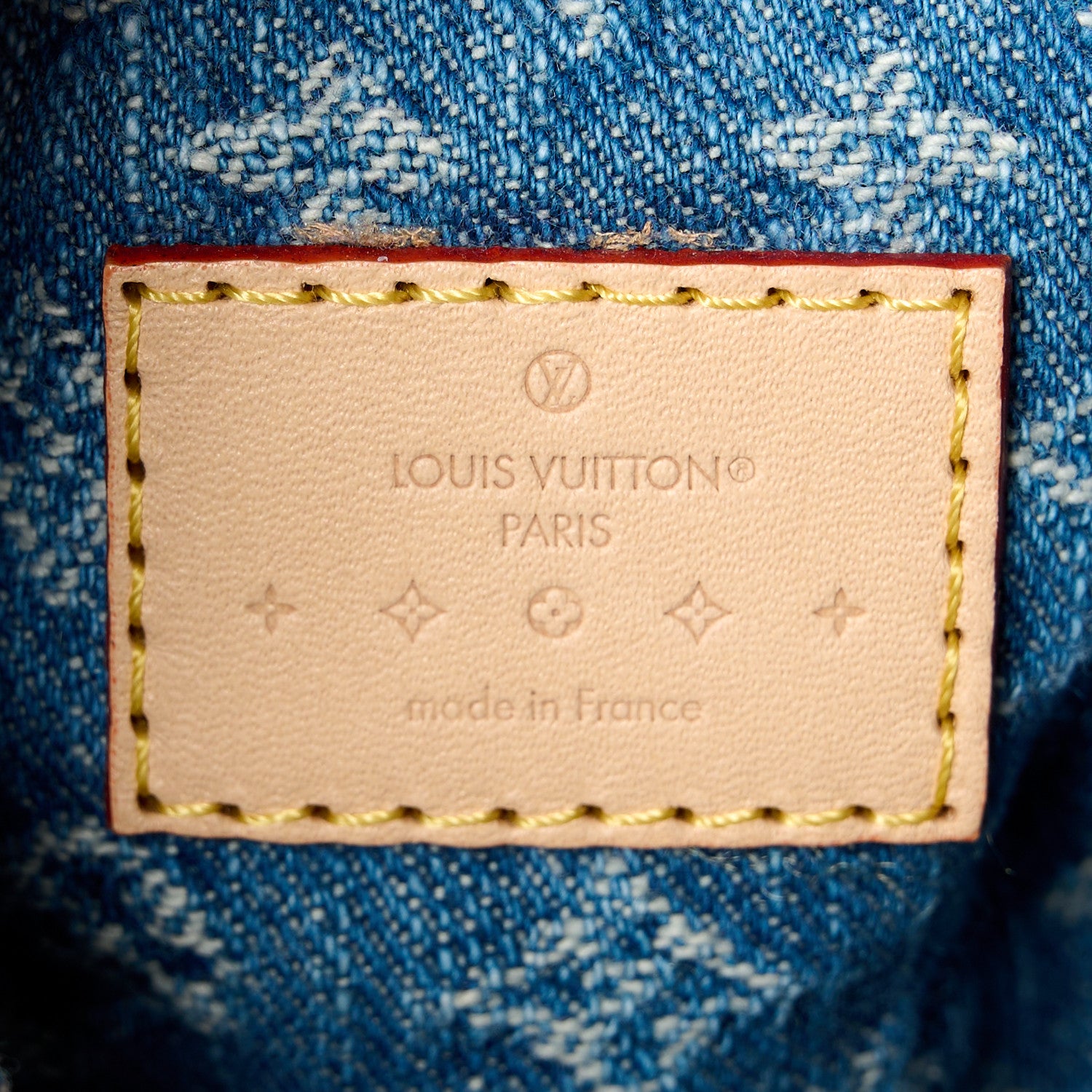 Louis Vuitton Monogram Denim Hills Pochette Blue 6 of 11