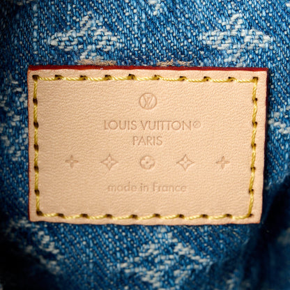 Louis Vuitton Monogram Denim Hills Pochette Blue 6 of 11