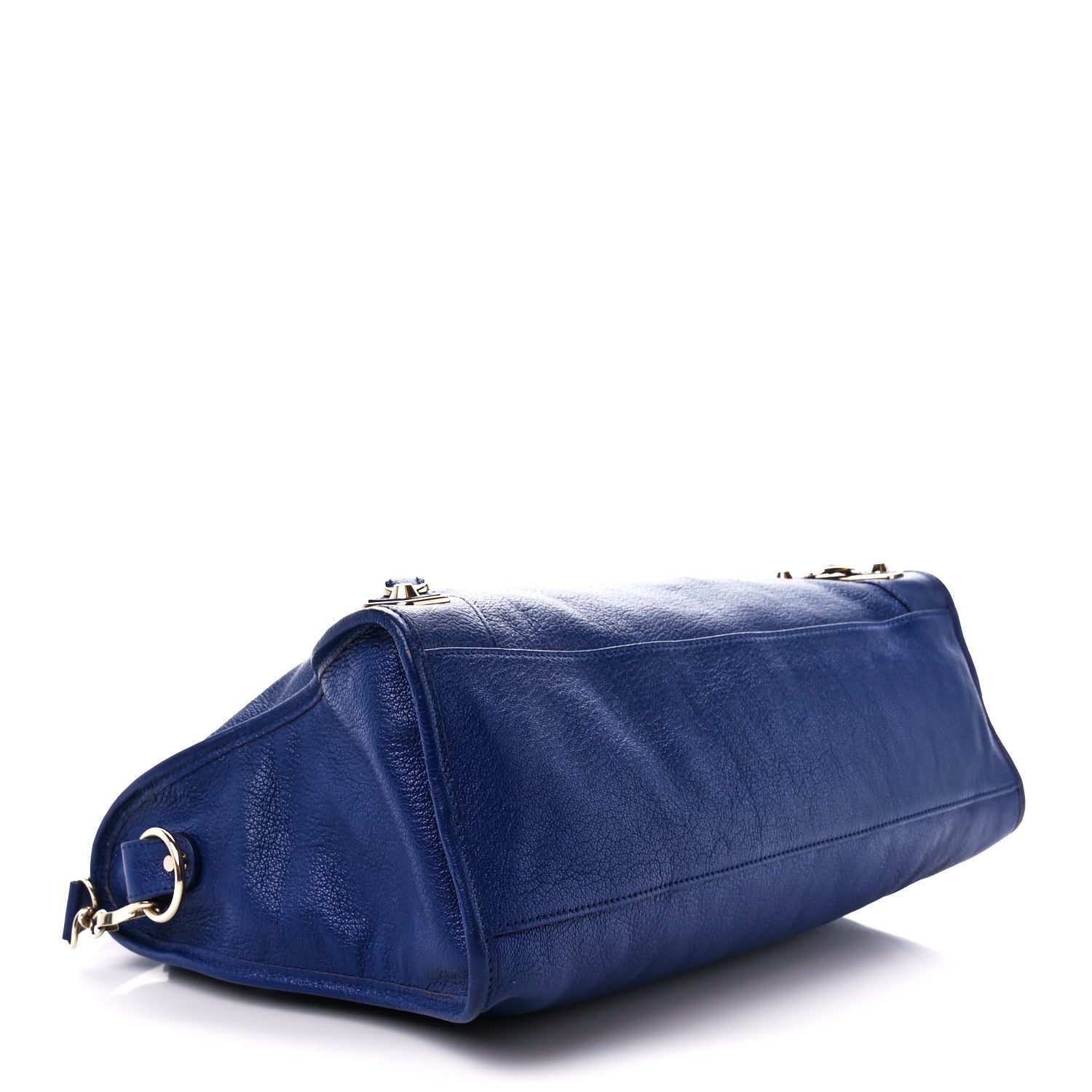 Balenciaga Chevre Hamilton Gold Metallic Edge Hardware City Bleu Roi 5 of 11