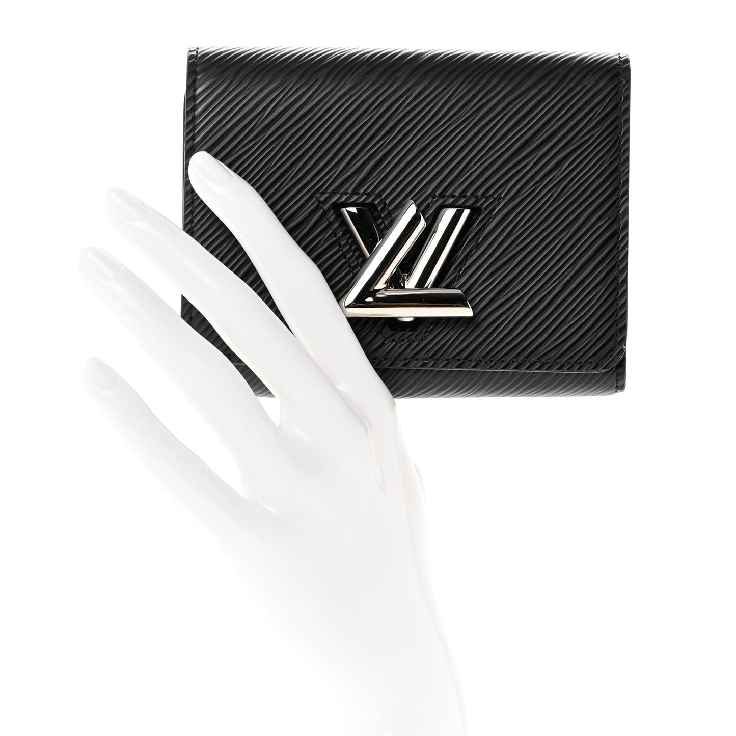 Epi Twist Compact Wallet Black