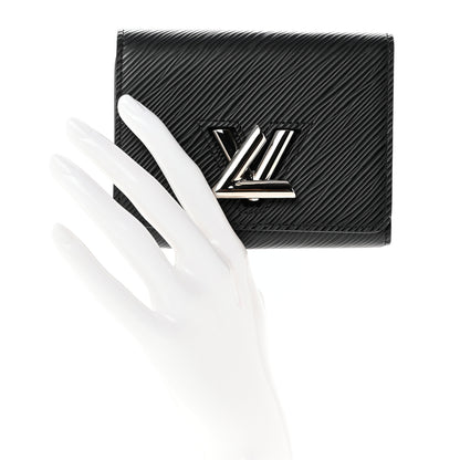 Louis Vuitton Epi Twist Compact Wallet Black 2 of 6