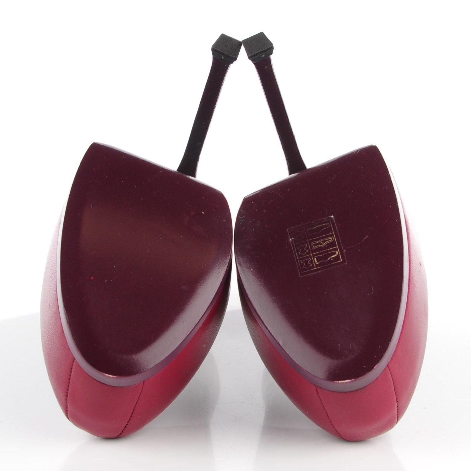 Saint Laurent Nappa Ombre Tribtoo 105 Platform Pumps 40 5 of 6