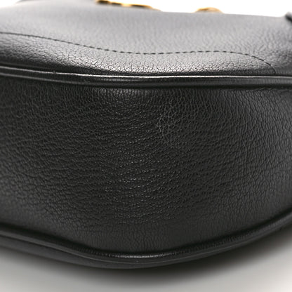 Gucci Goatskin Small Aphrodite Shoulder Bag Black 10 of 10