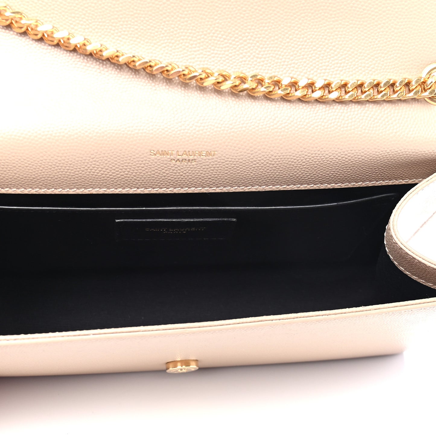 Grain De Poudre Medium Monogram Kate Satchel Nude Powder