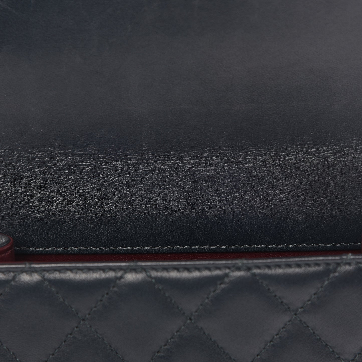 Lambskin Quilted Mini Crossing Times Flap Green