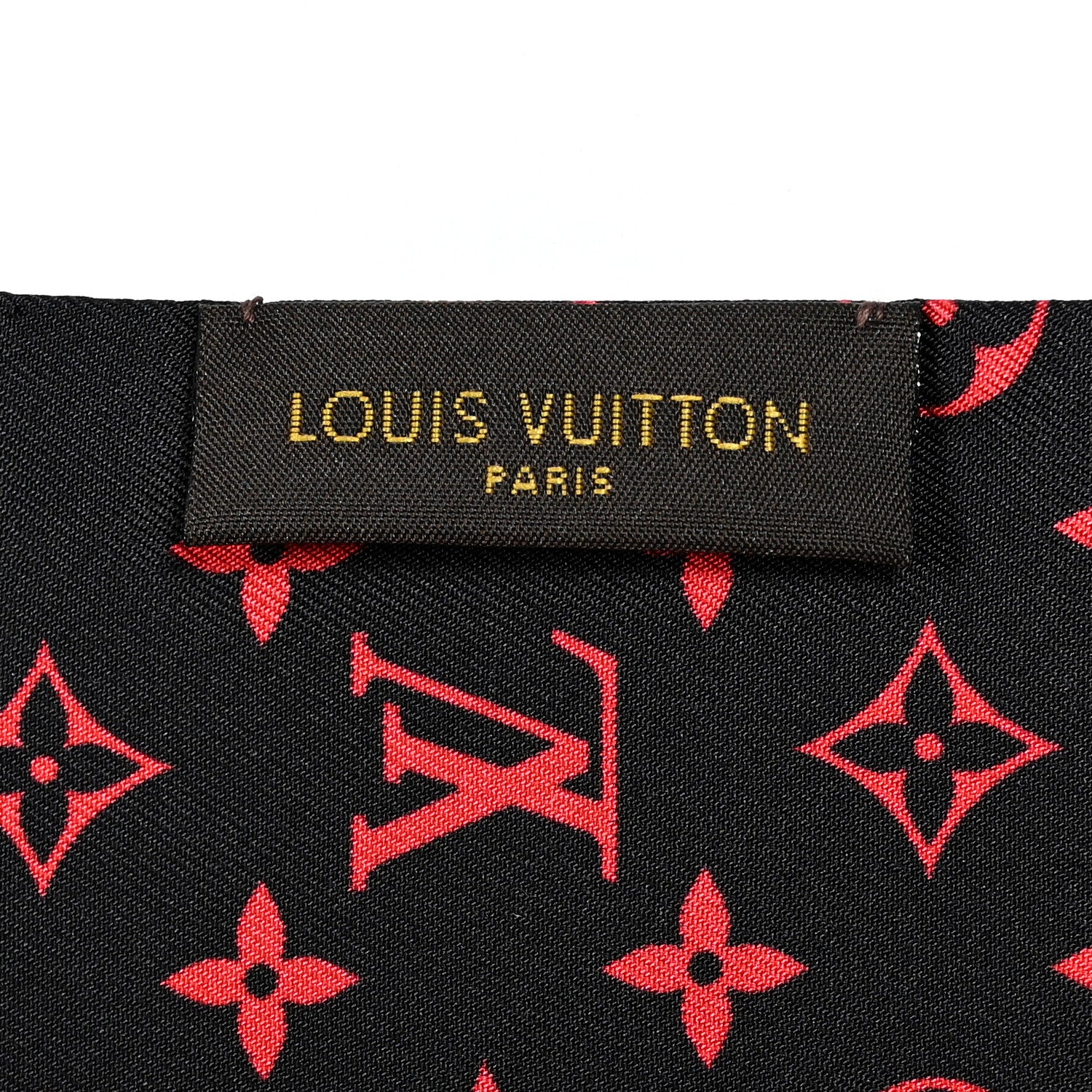Louis Vuitton Silk Monogram Tribute To Alma BB Bandeau Black 3 of 3