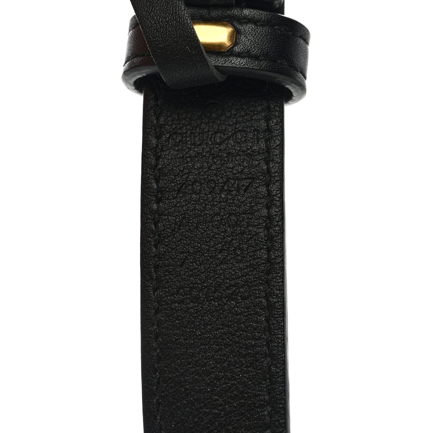 Gucci Calfskin Double G 20mm Belt 70 28 Black 3 of 3