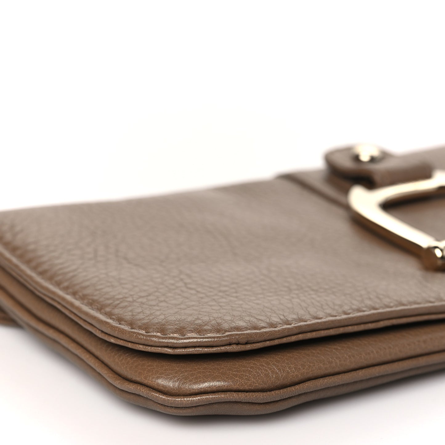 Calfskin Greenwich Clutch Beige