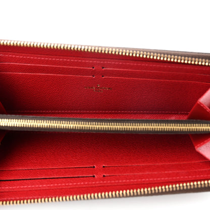 Louis Vuitton Damier Ebene Clemence Wallet Cherry 5 of 6