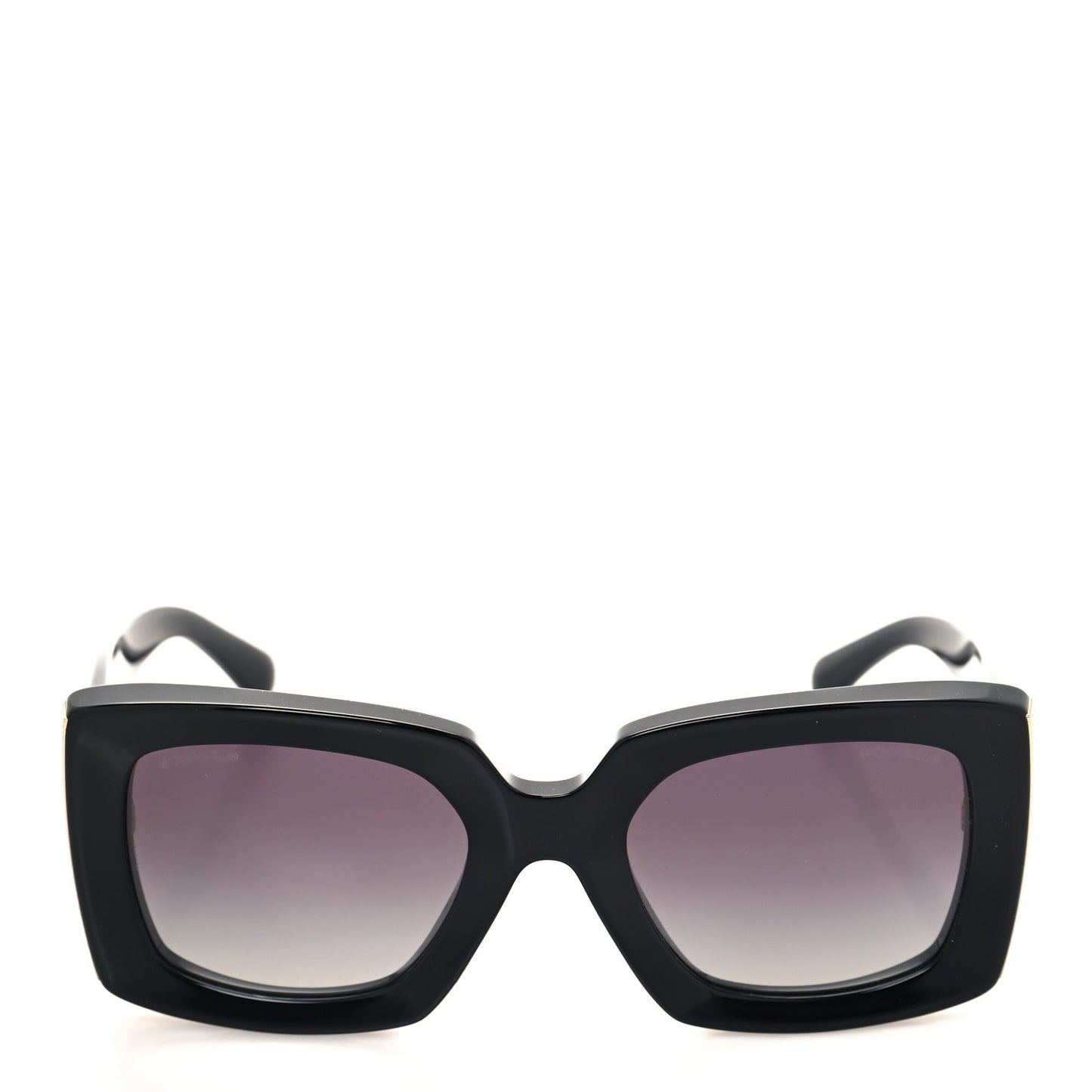 Acetate Rectangle Sunglasses 5435 Black