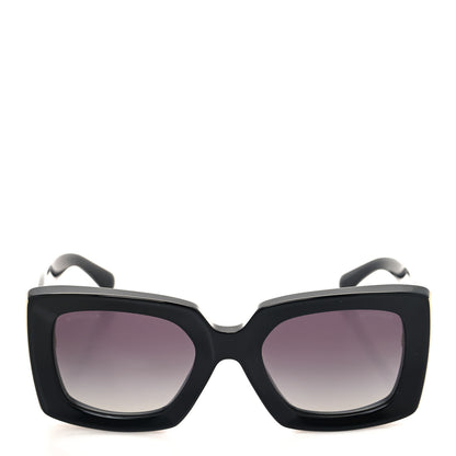 Chanel Acetate Rectangle Sunglasses 5435 Black 2 of 8