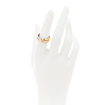 Cartier 18K Pink Yellow White Gold Classic Les Must De Cartier Trinity Ring 54 6.75 2 of 4