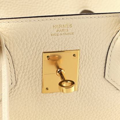 Hermes Taurillon Clemence Birkin 30 Nata 6 of 14