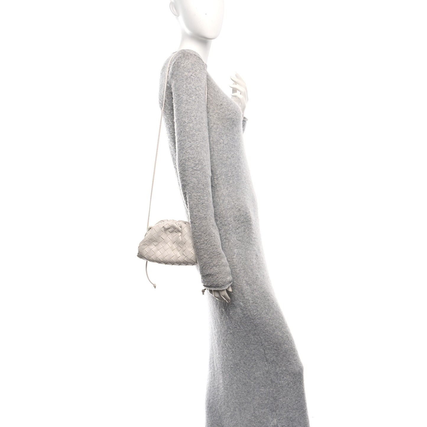 Nappa Intrecciato The Mini Pouch Chalk