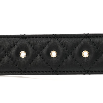 Chanel Lambskin Quilted CC Chain Belt 80 32 Black 4 of 8