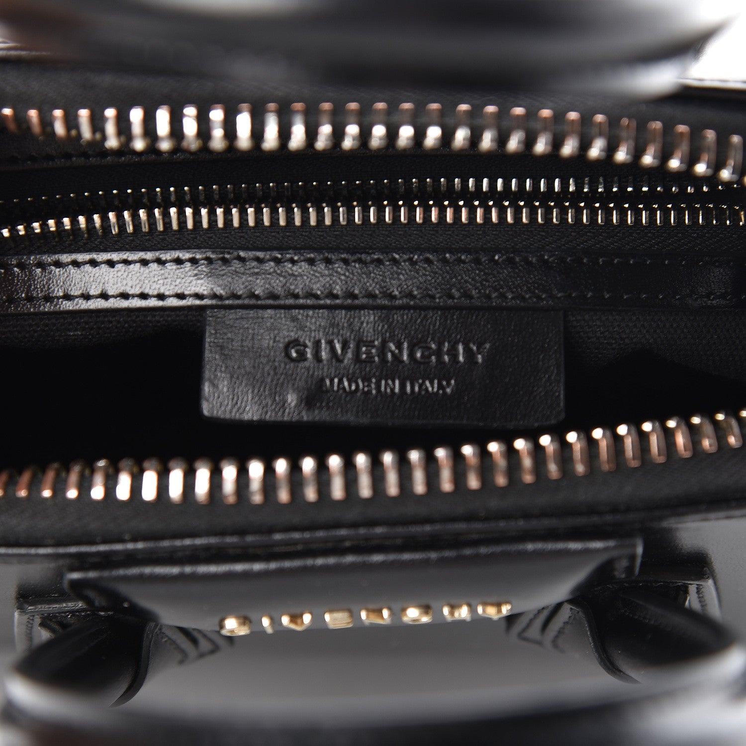 Givenchy Shiny Lord Calfskin Mini Antigona Black 6 of 10