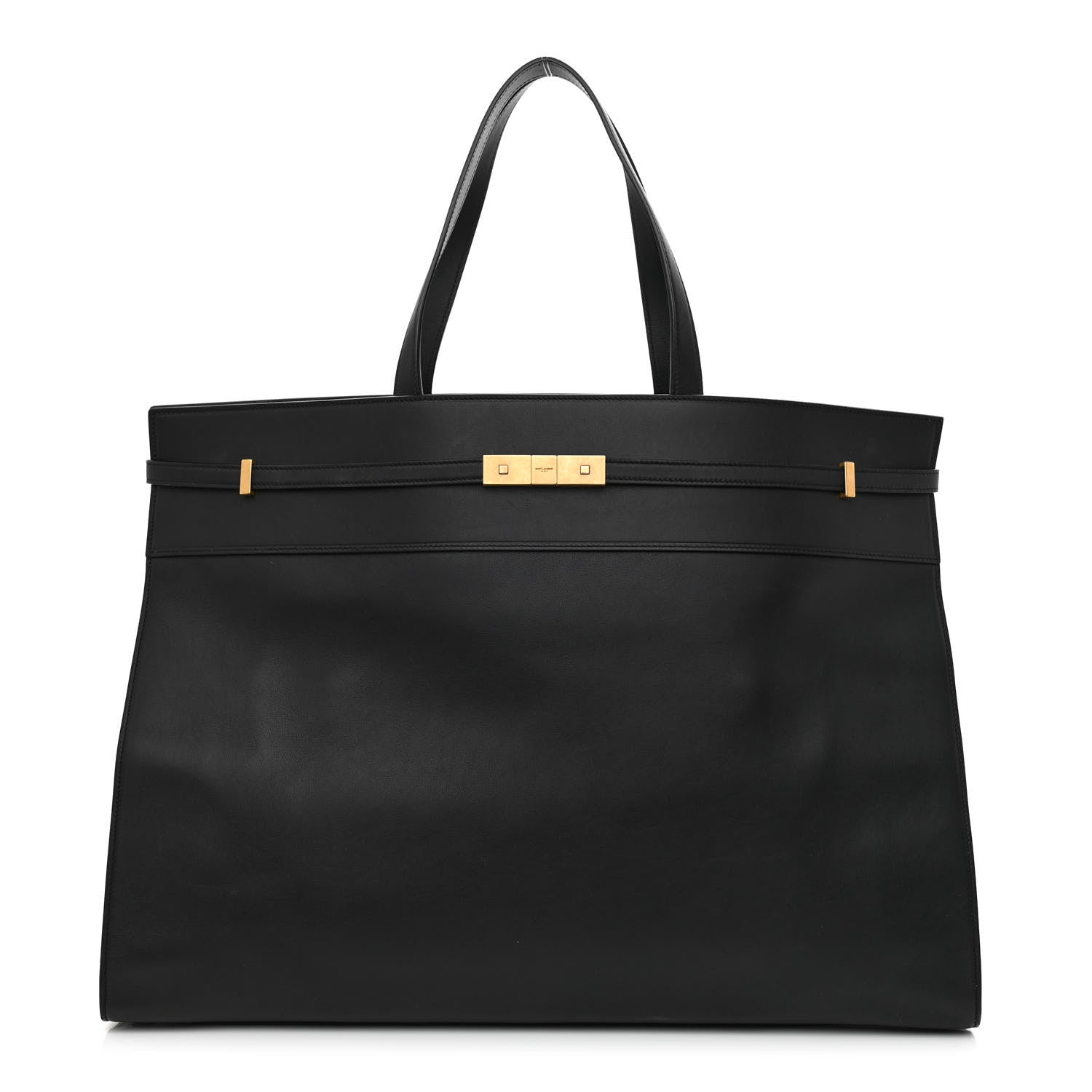 Saint Laurent Calfskin Large Manhattan Shopper Tote Black 1 of 9