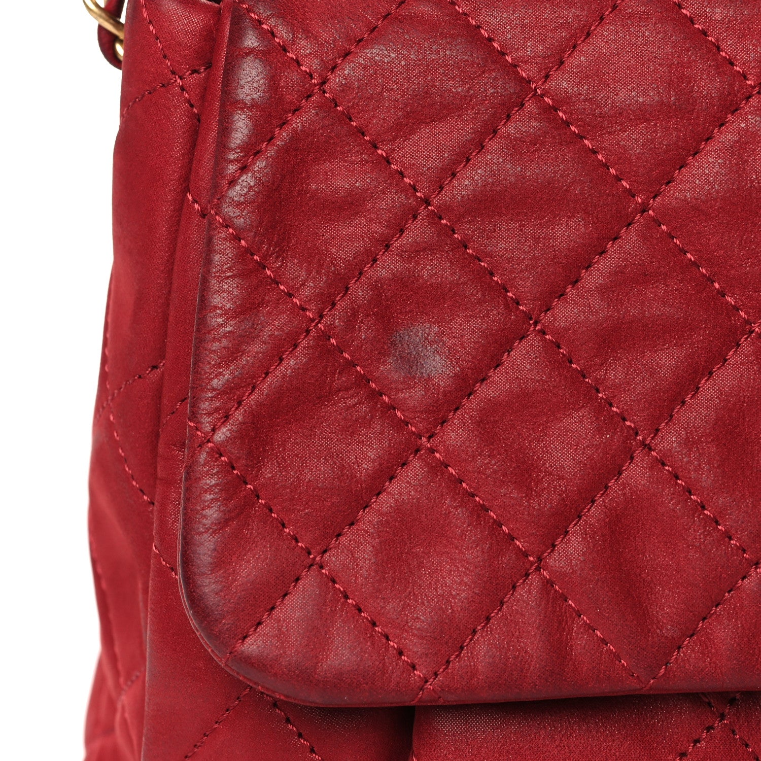 Chanel Iridescent Calfskin Quilted Chic Quilt Flap Red 12 of 14