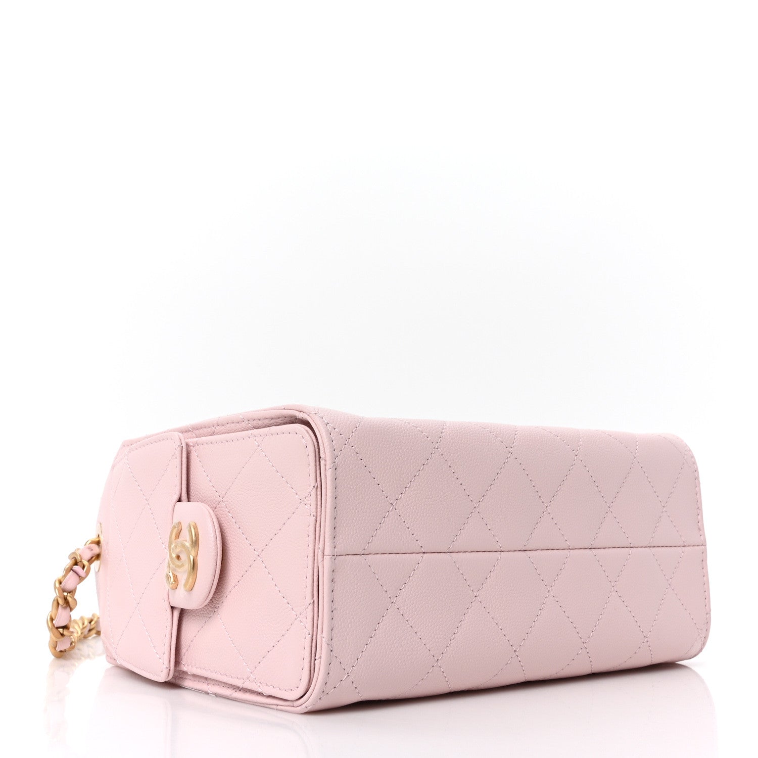 Chanel Caviar Quilted Mini Chanel 25 Handbag Light Pink 4 of 11