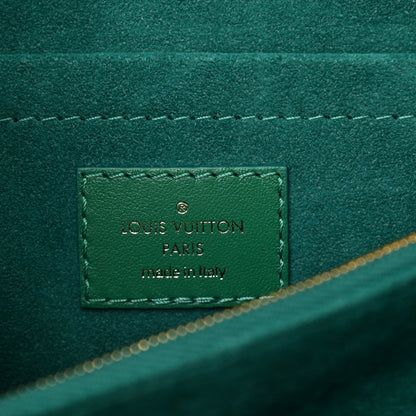 Louis Vuitton Calfskin New Wave Chain Bag MM NM Emerald 5 of 8