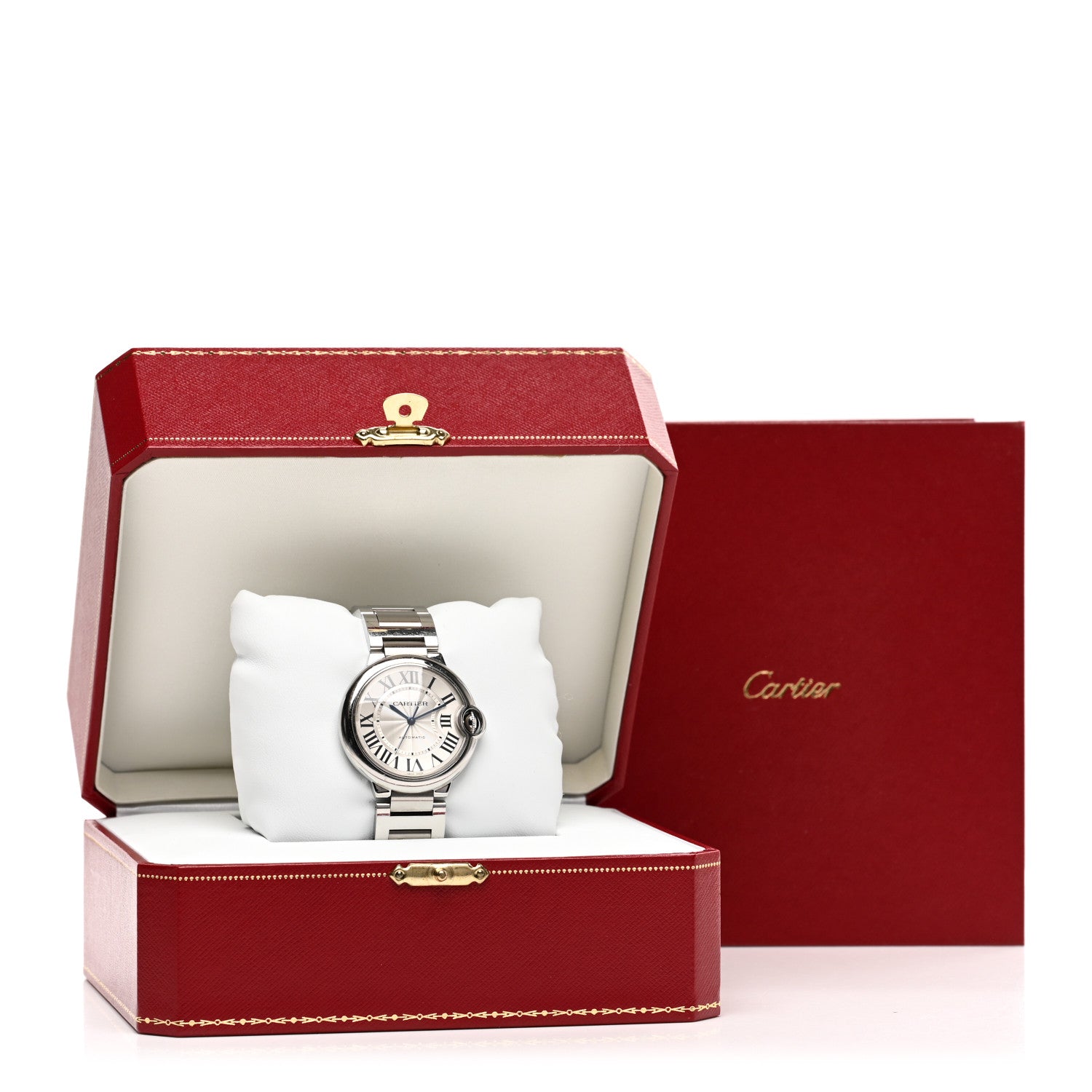 Cartier Stainless Steel 36mm Ballon Bleu De Cartier Automatic Watch 5 of 5