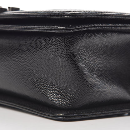 Chanel Caviar Quilted Medium Boy Flap Black 9 of 10