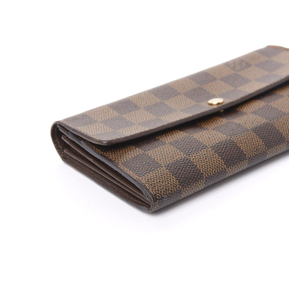 Louis Vuitton Damier Ebene Sarah Wallet 5 of 10