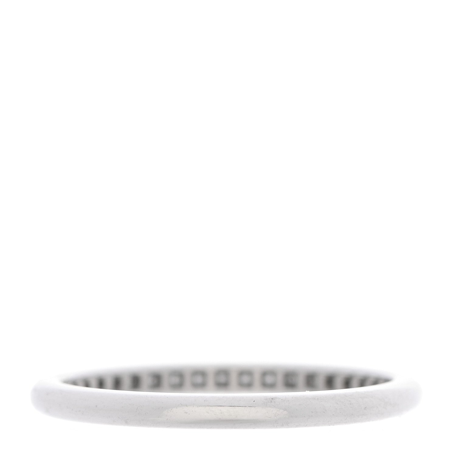 Tiffany Platinum Diamond .17ctw Soleste Half Eternity Band Ring 57 8 3 of 5