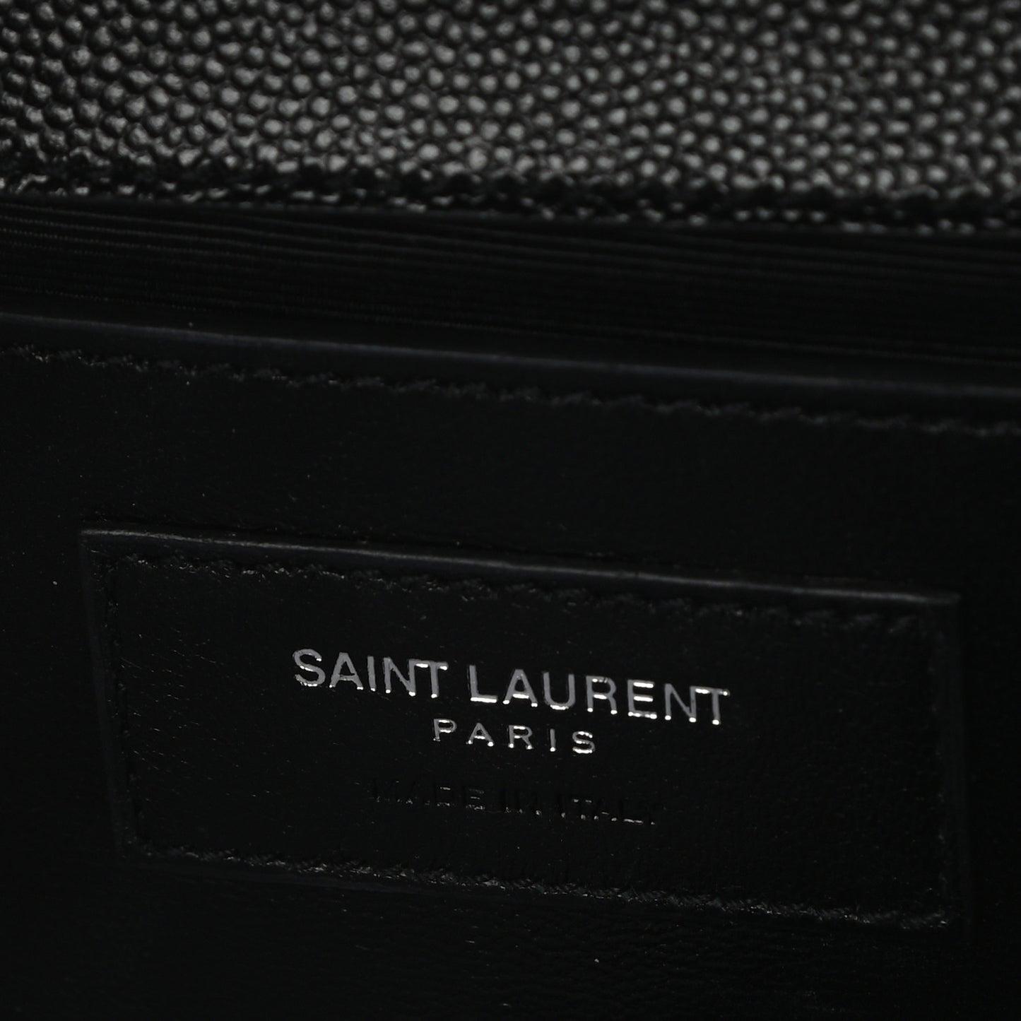 Grain De Poudre Monogram Cassandre Clutch Black