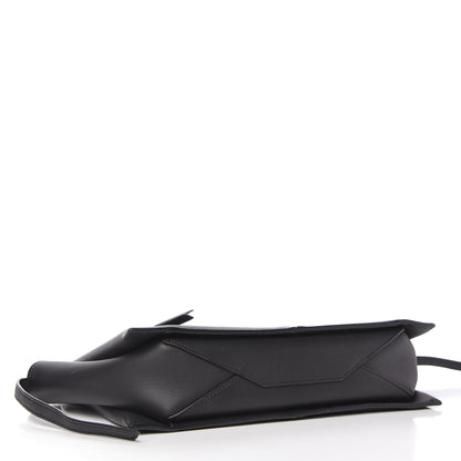 Celine Smooth Calfskin Tri-Fold Clutch on Chain Black 4 of 9