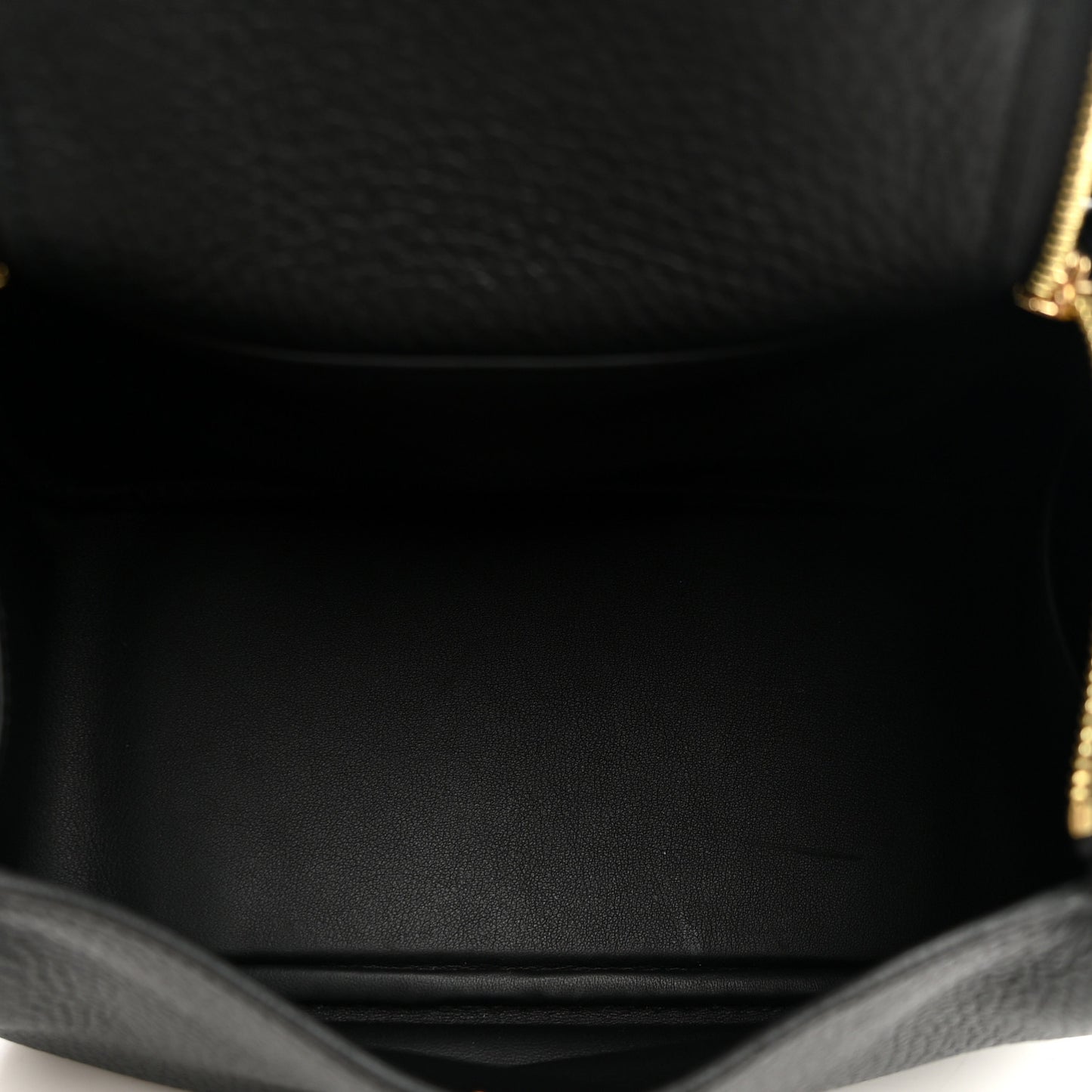 Taurillon Clemence Mini Lindy 20 Black