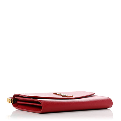 Saint Laurent Grain De Poudre Mini Uptown Crossbody Bag Red 4 of 11