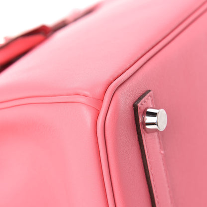 Hermes Swift Birkin 25 Rose Azalee 33 of 34