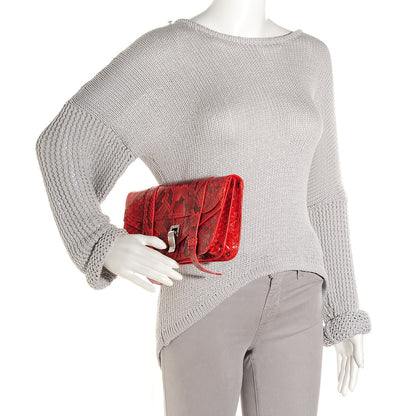 Proenza Schouler Python PS1 Pochette Poppy 2 of 9