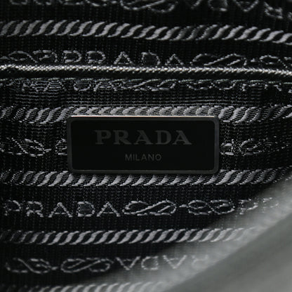 Prada Nylon Vela Flat Messenger Bag Black 5 of 8