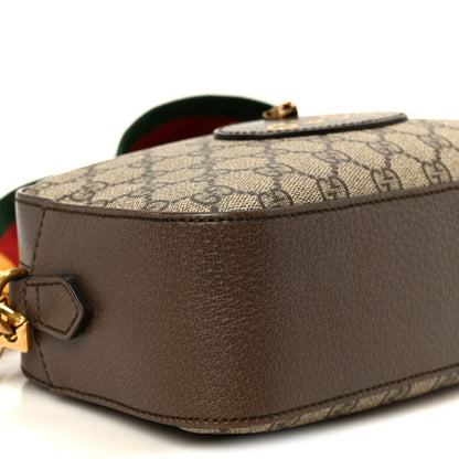Gucci GG Supreme Monogram Web Neo Vintage Shoulder Bag Beige New Acero Crop 10 of 11