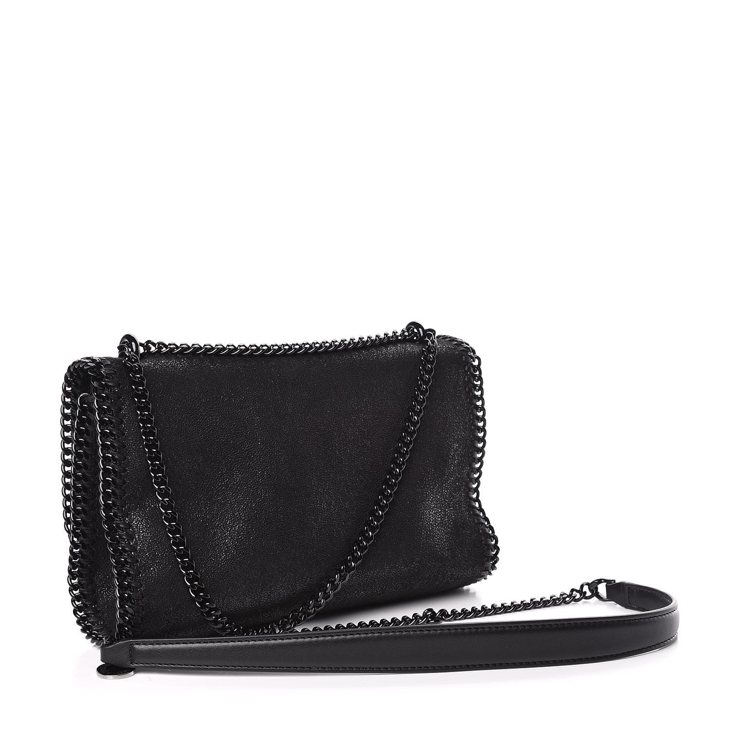 Stella McCartney Shaggy Deer Falabella Crossbody Bag Black 3 of 10