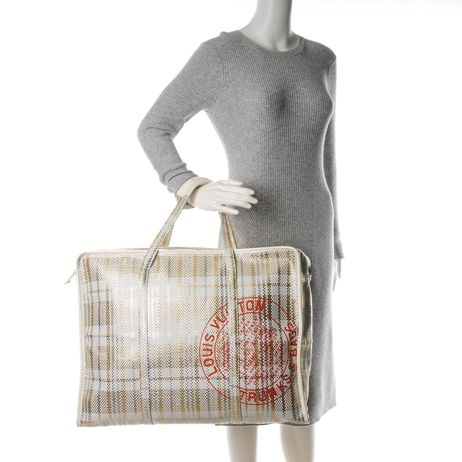 Louis Vuitton Braided Street Shopper GM Gold 2 of 7