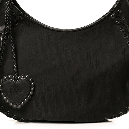 Christian Dior Monogram Ethnic Hobo Black 8 of 12