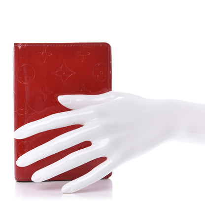 Louis Vuitton Vernis Small Ring Agenda Cover Red 2 of 10