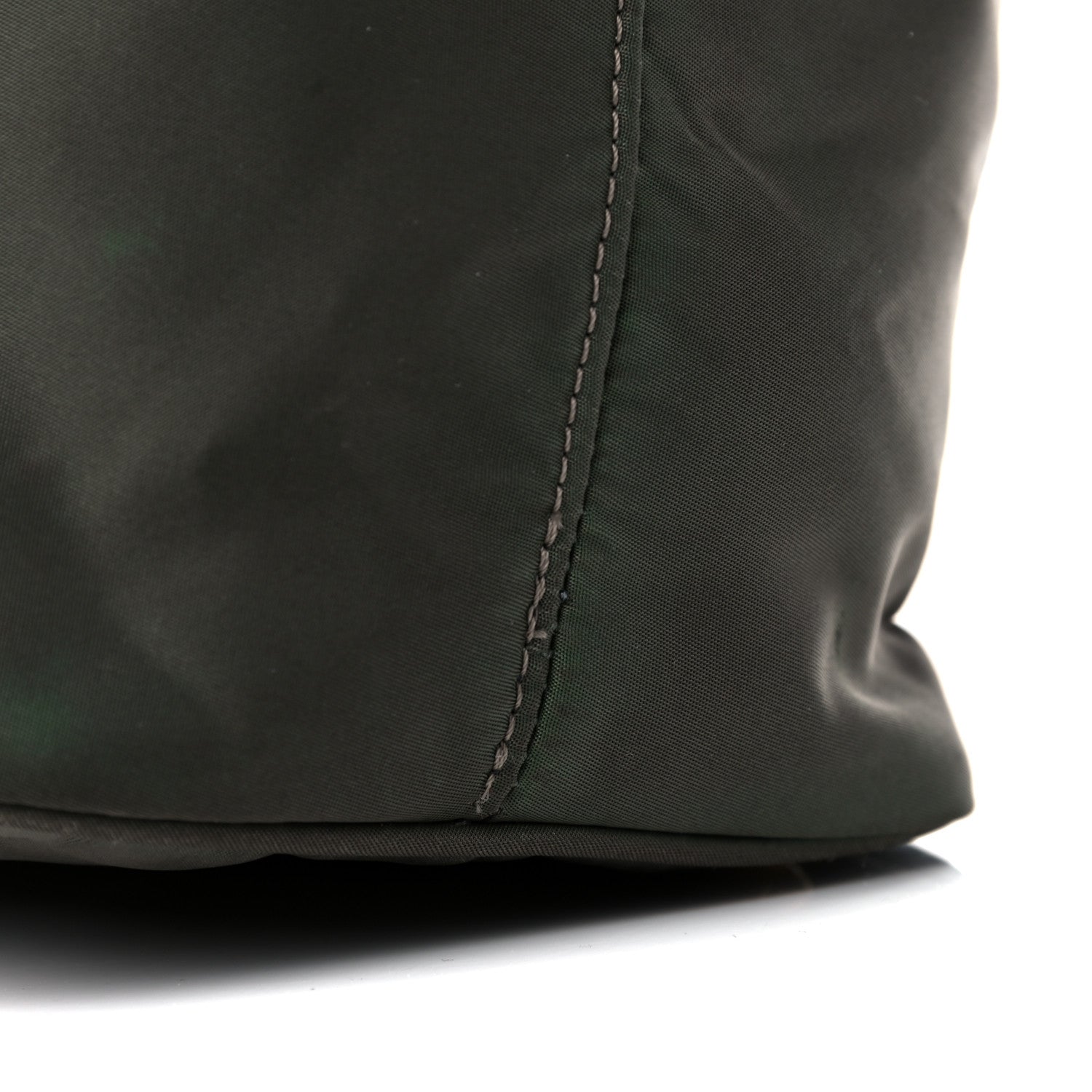 Prada Tessuto Nylon Logo Tote Green 14 of 16