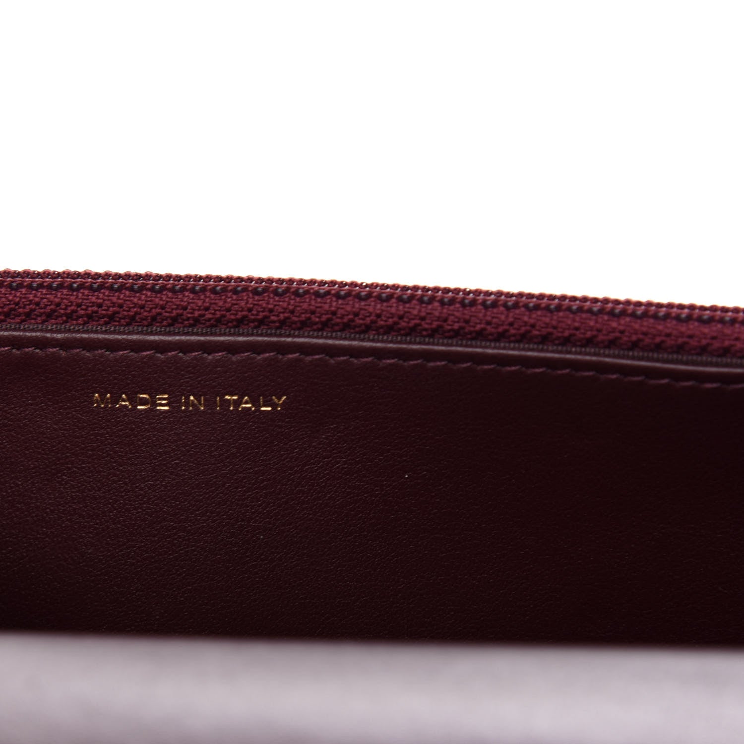 Chanel Shiny Crumpled Calfskin Quilted 19 Wallet On Chain WOC Burgundy 9 of 11