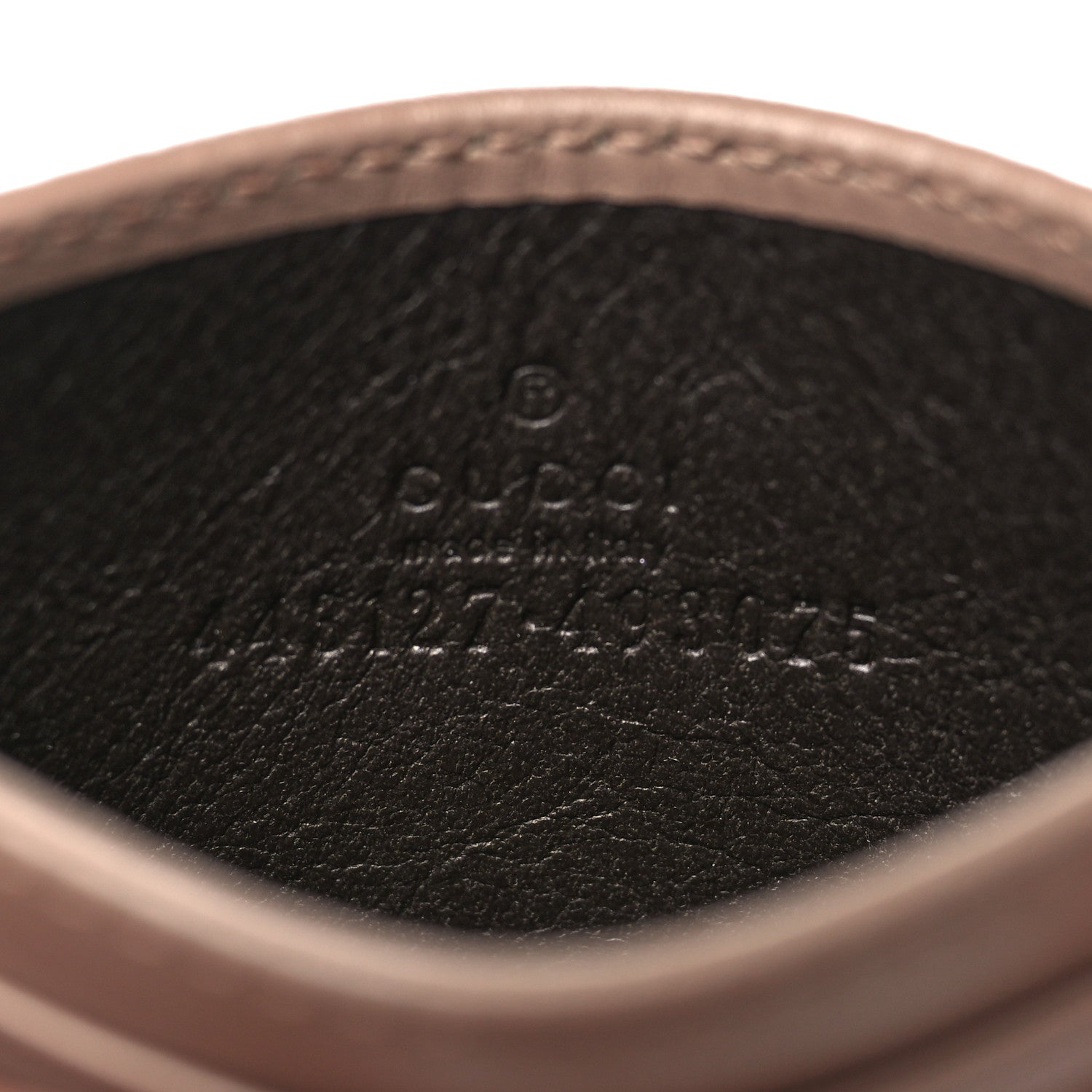 Gucci Calfskin Matelasse GG Marmont Card Holder Porcelain Rose 6 of 8