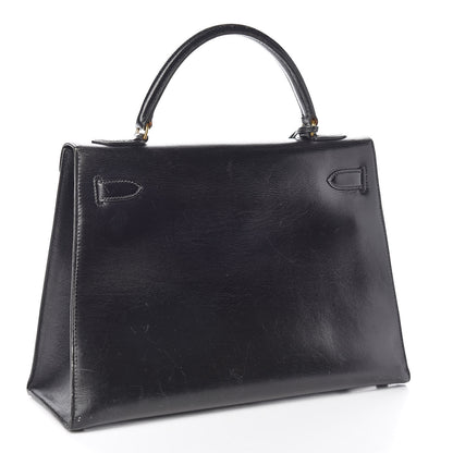 Hermes Box Kelly Sellier 32 Black 3 of 34