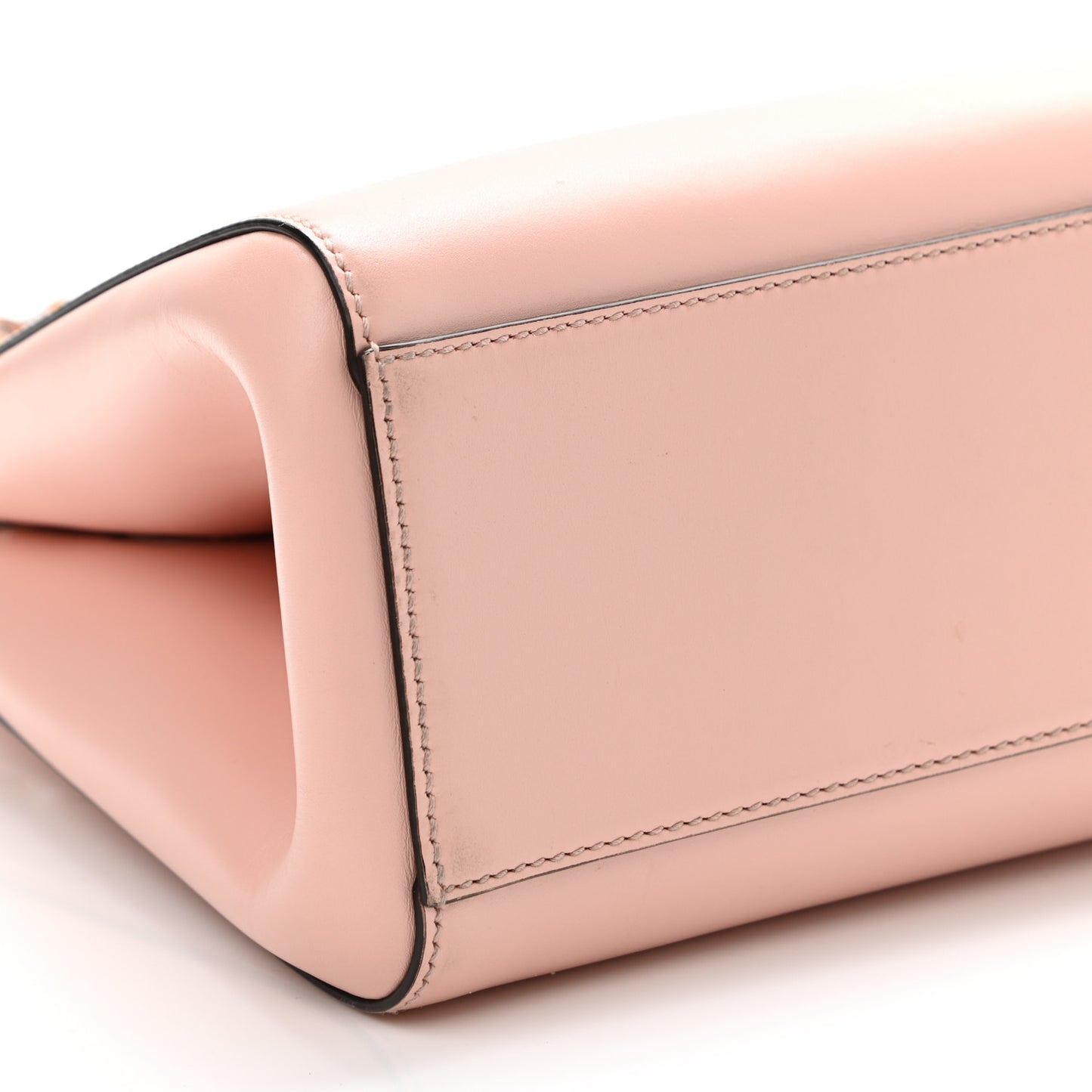 Nappa Bamboo Small Nymphaea Top Handle Bag Perfect Pink