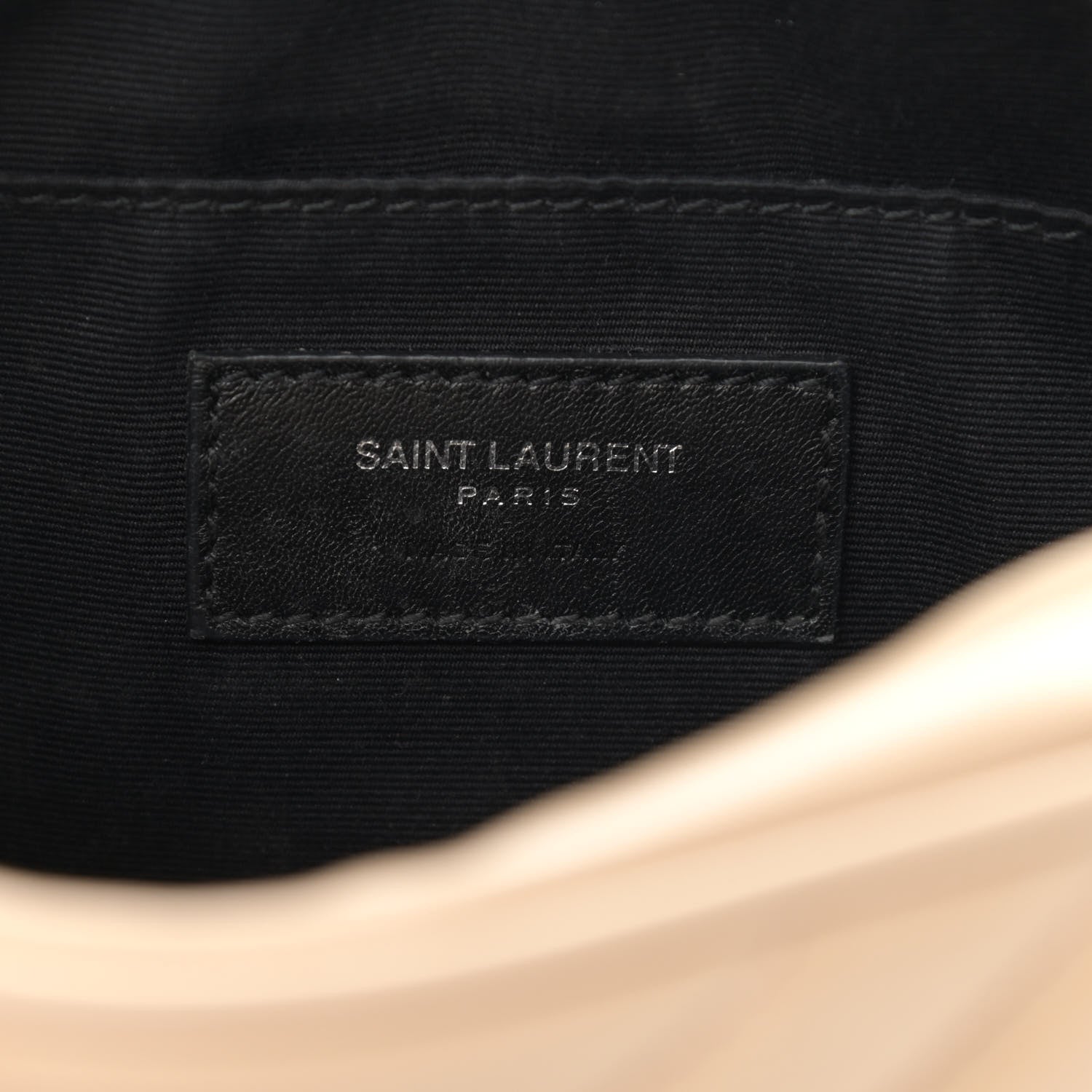 Saint Laurent Calfskin Matelasse Monogram Lou Belt Bag Nude Powder 6 of 11