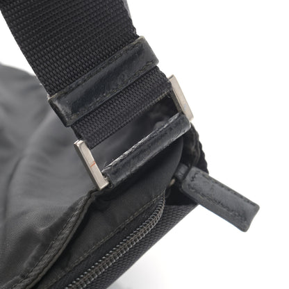 Prada Tessuto Nylon Messenger Bag Black 10 of 14