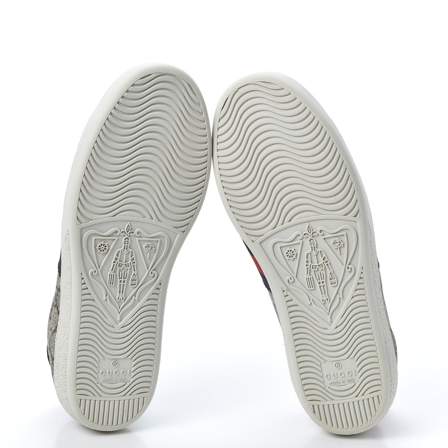 GG Supreme Monogram Womens Ace Low-Top Sneaker 35 Beige